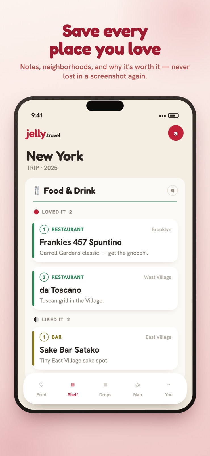 Jelly Travel iphone screenshot 1
