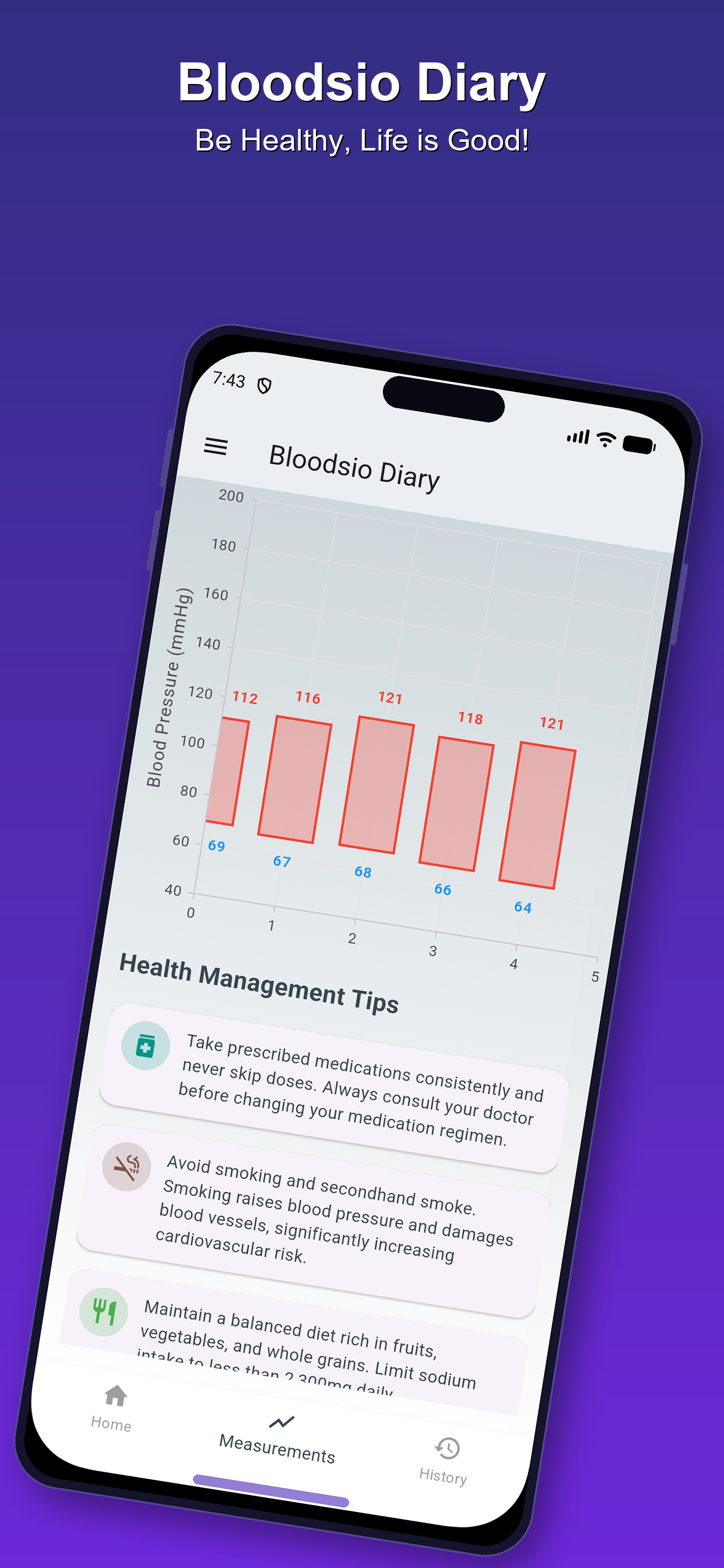 Bloodsio Diary screenshot 2