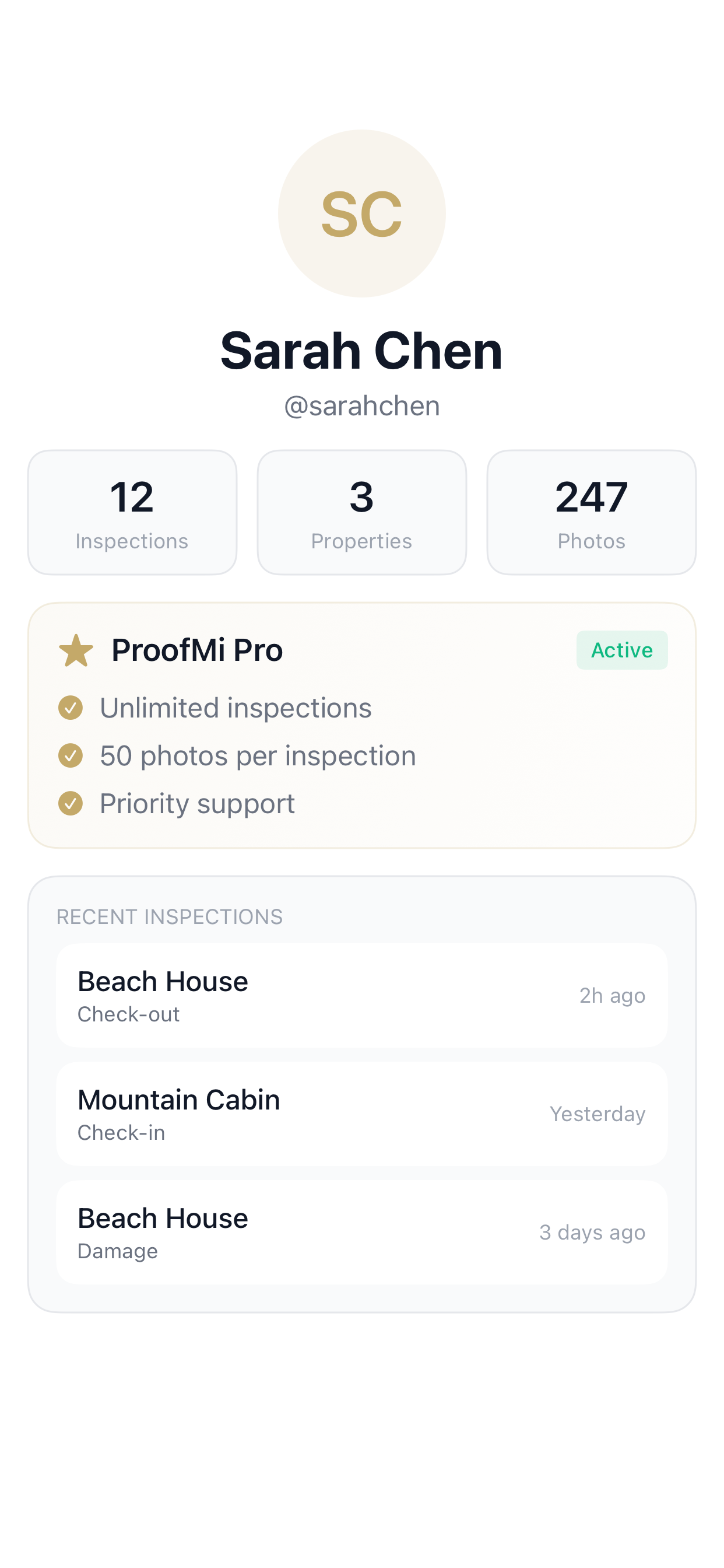 ProofMi - Rental Inspections