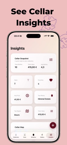 葡萄酒Vault: 识别追踪 screenshot