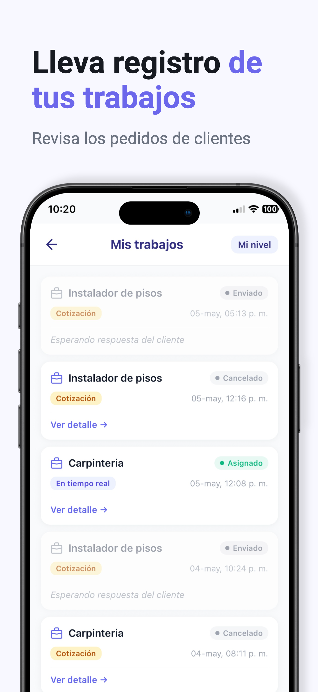 Velzo: Servicios a tu medida