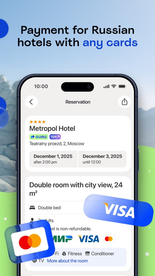 #3. Ostrovok – Book a Hotel (iOS) By: Traveltech LLC