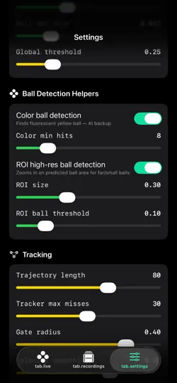 Скриншот PickleVision AI Pickleball на iPhone 4