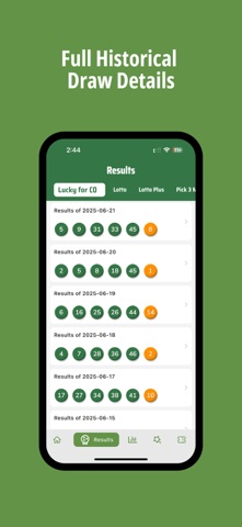 Colorado Lottery App iPhone screenshot