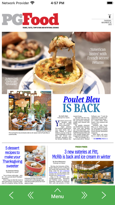 PGe iPhone screenshot 6 - News app