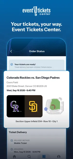 Event Tickets Center screenshot 4