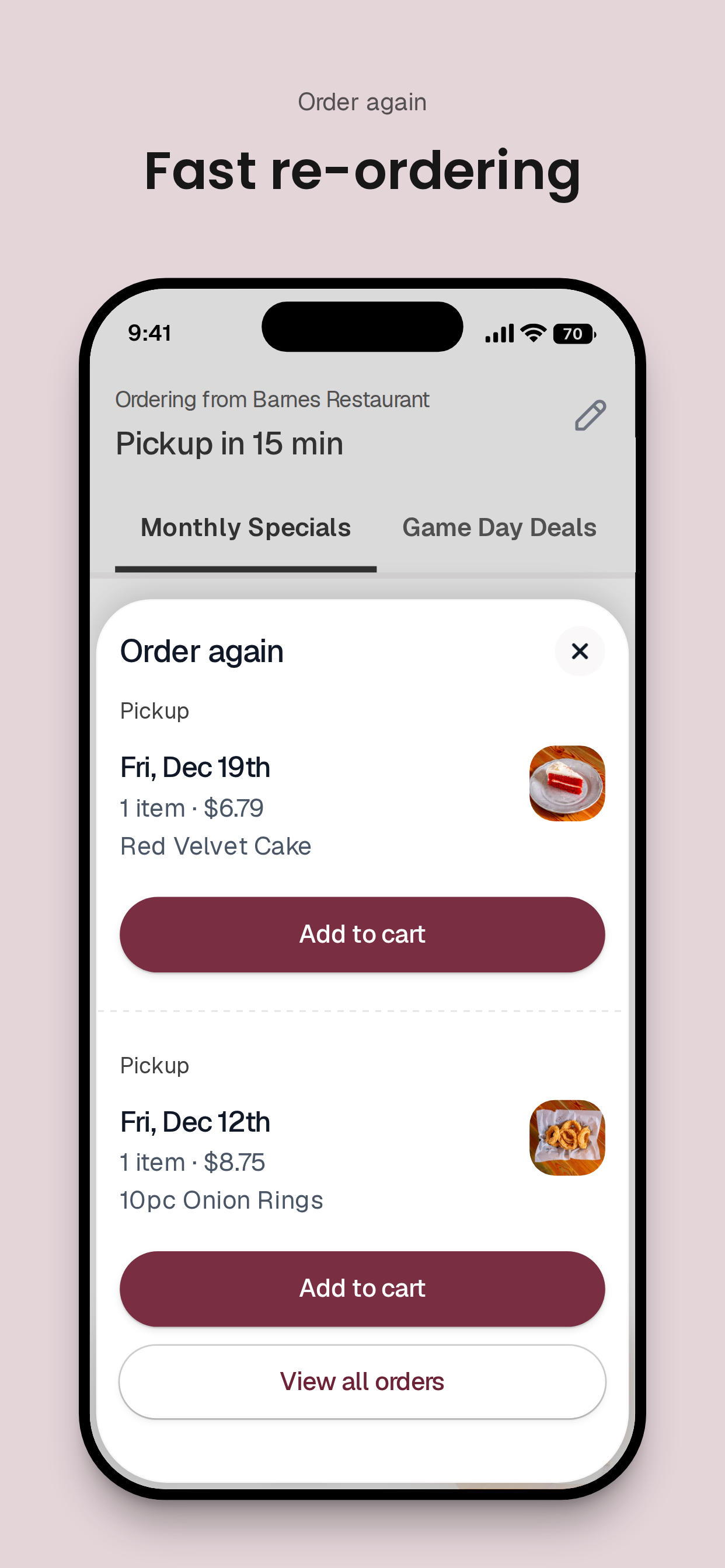 Barnes Restaurant To Go screenshot 4