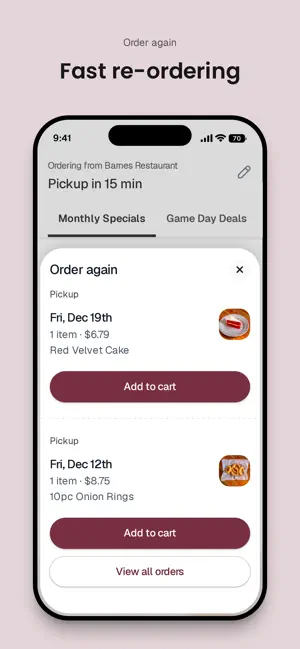 Barnes Restaurant To Go screenshot 4