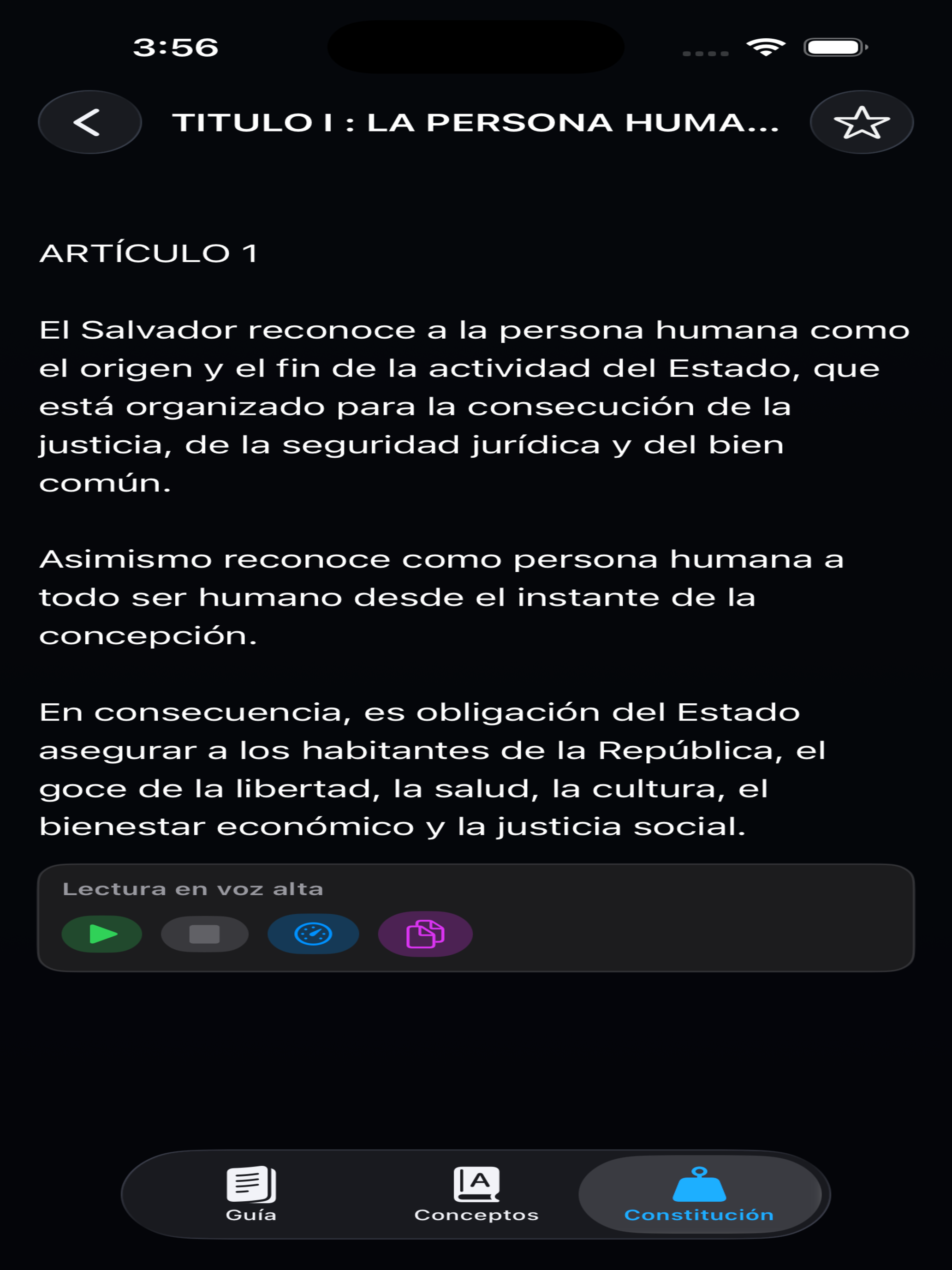 Constitucion El Salvador screenshot 15