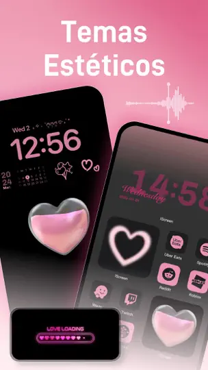 Captura de pantalla de IScreen:Icono,Widget,Tema en iPhone 8