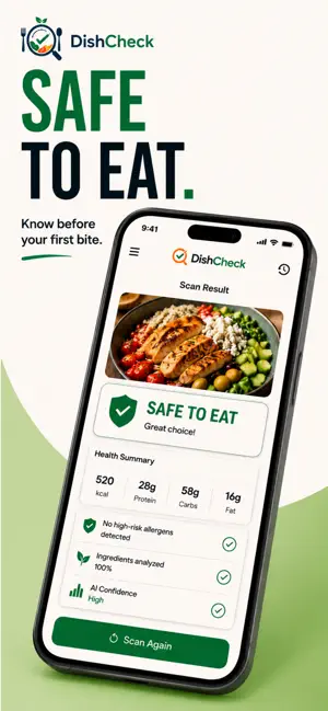 DishCheck: Allergy Scanner screenshot 2