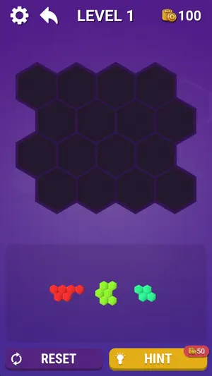101 Hexa Puzzle Game screenshot 2