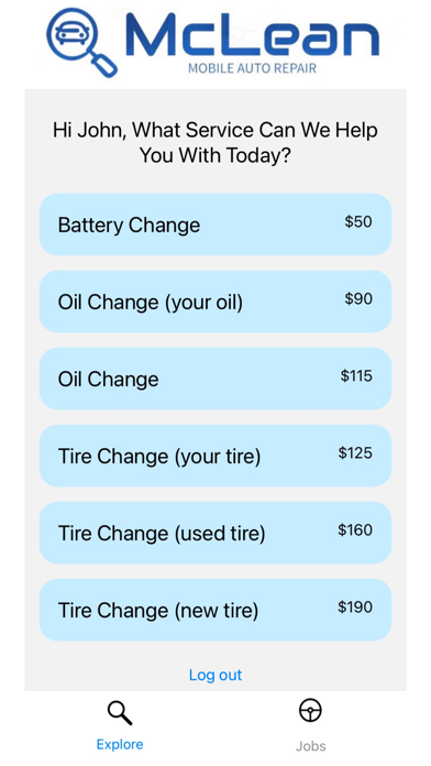 McLean Mobile Auto Repair Screenshot