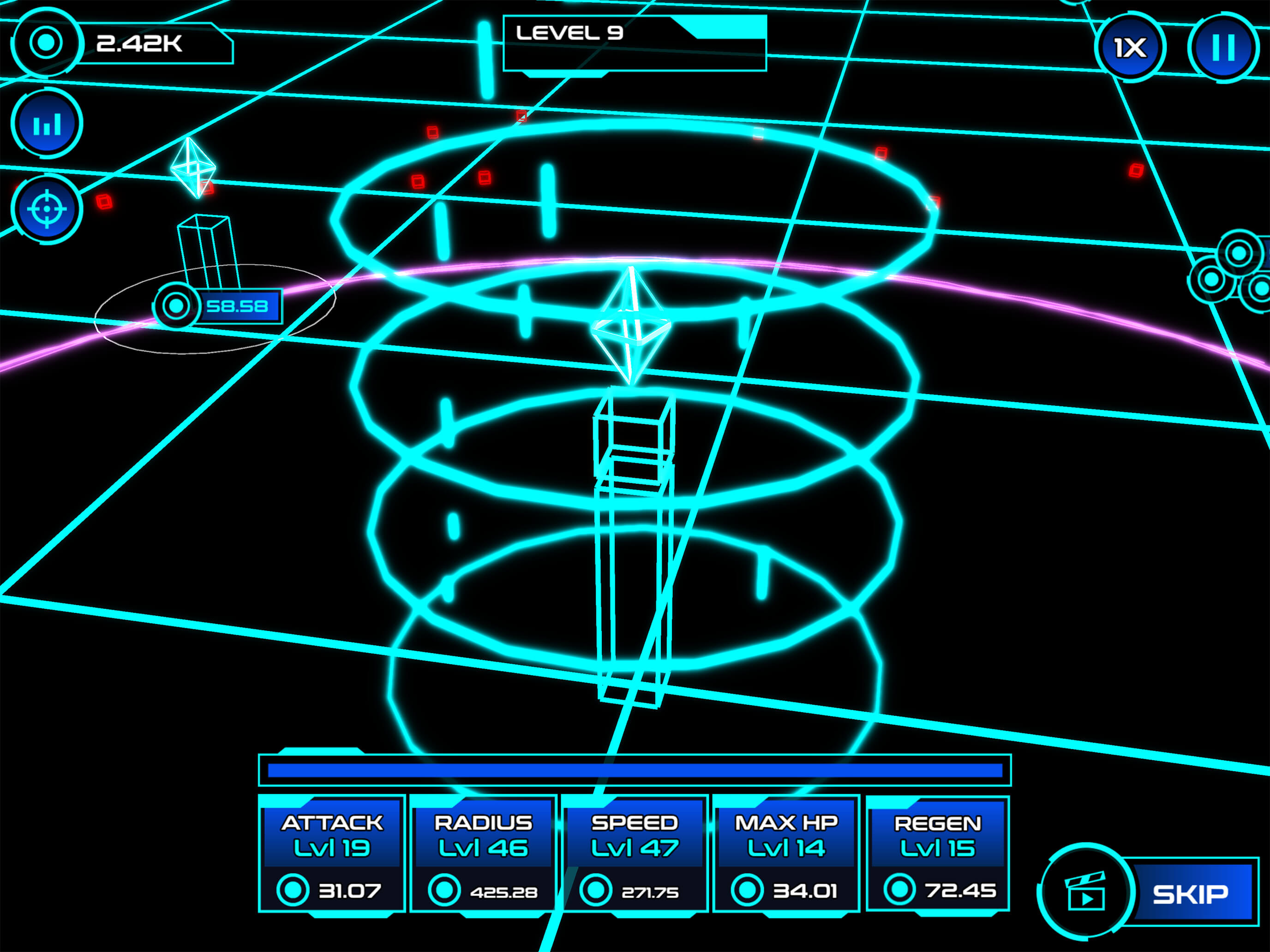 Idle Geometry Defense