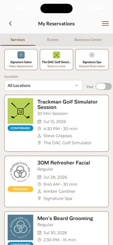 Detroit Athletic Club iPhone screenshot