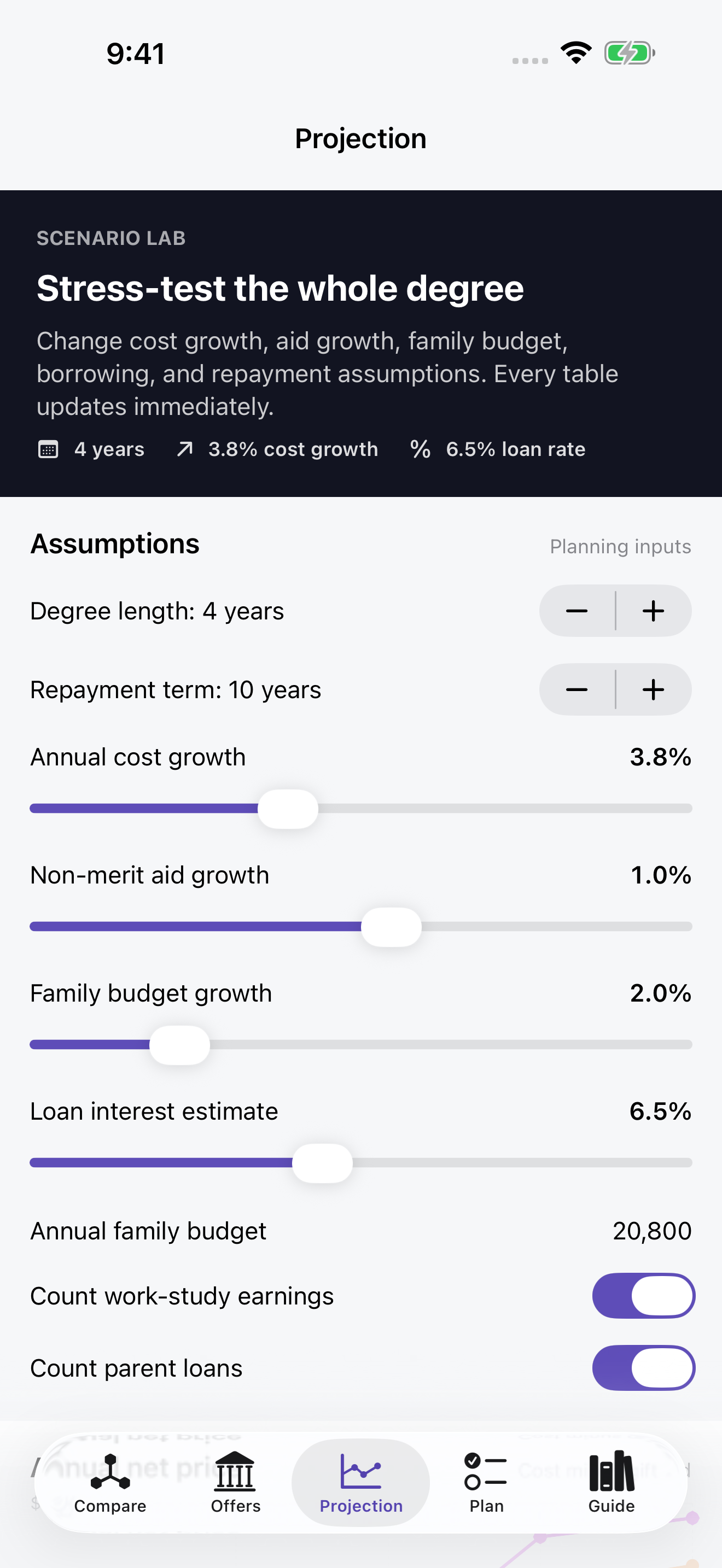 Aidmargin: College Offers screenshot 3 of 5