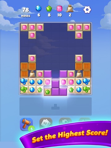 Sky Blocks - flying high saga iPad screenshot