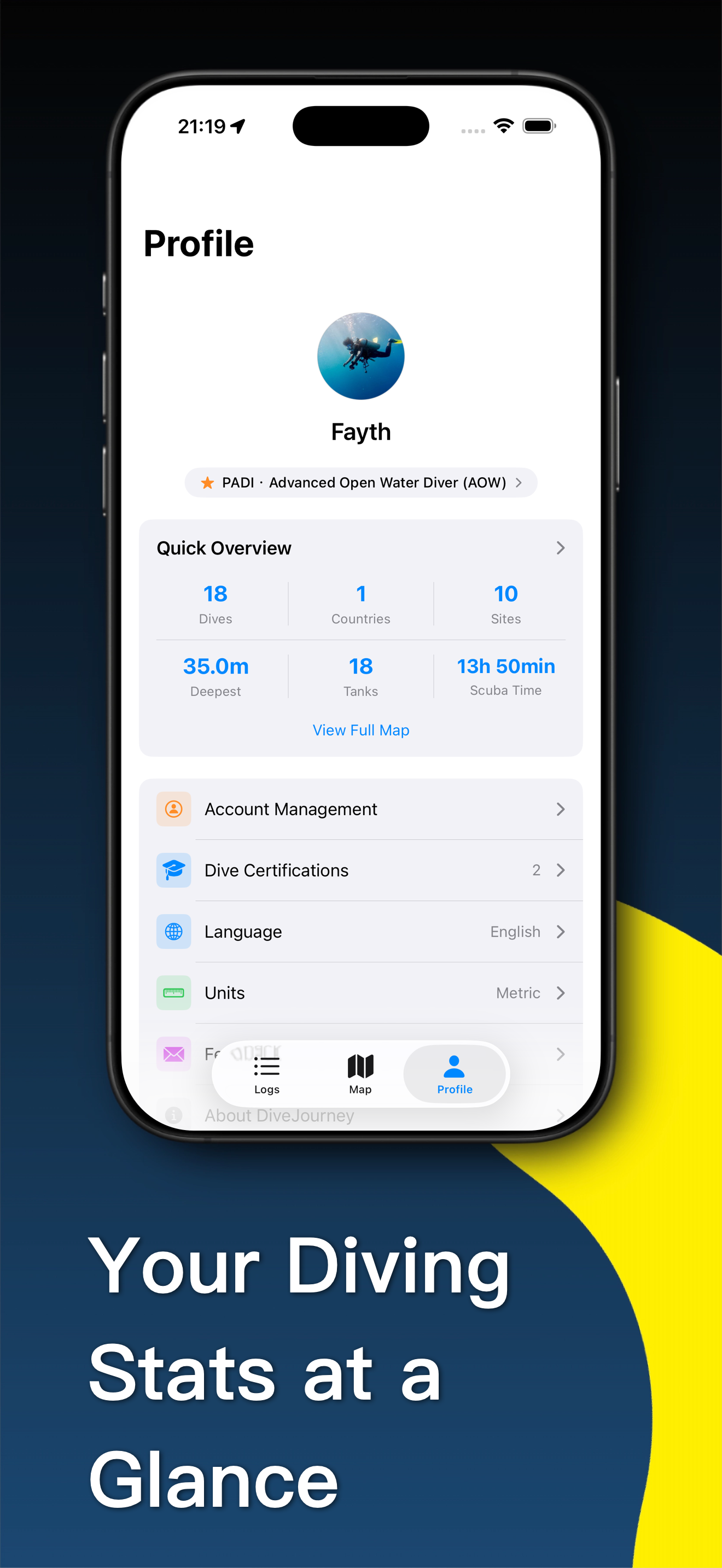 Dive Journey - Dive Tracker