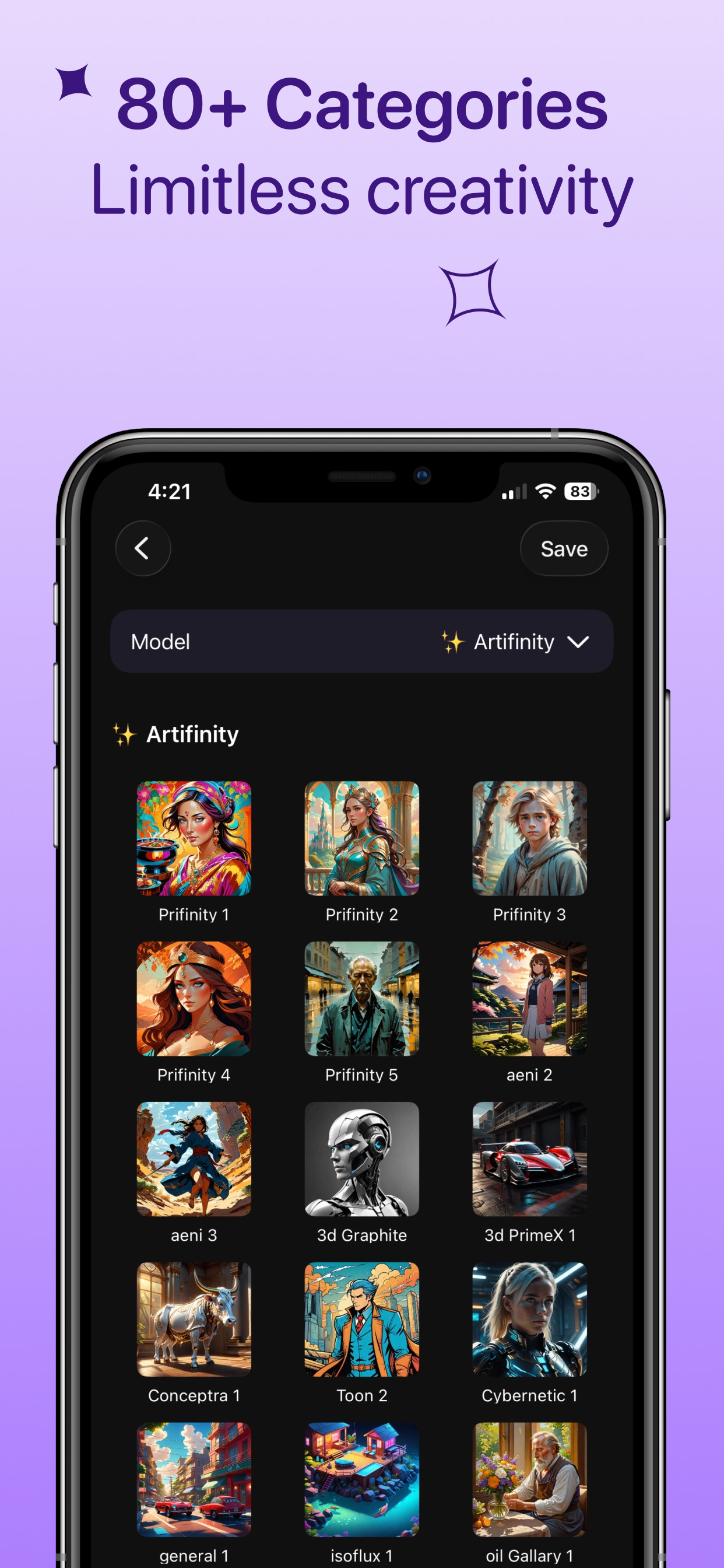 Artifinity AI - Create Images
