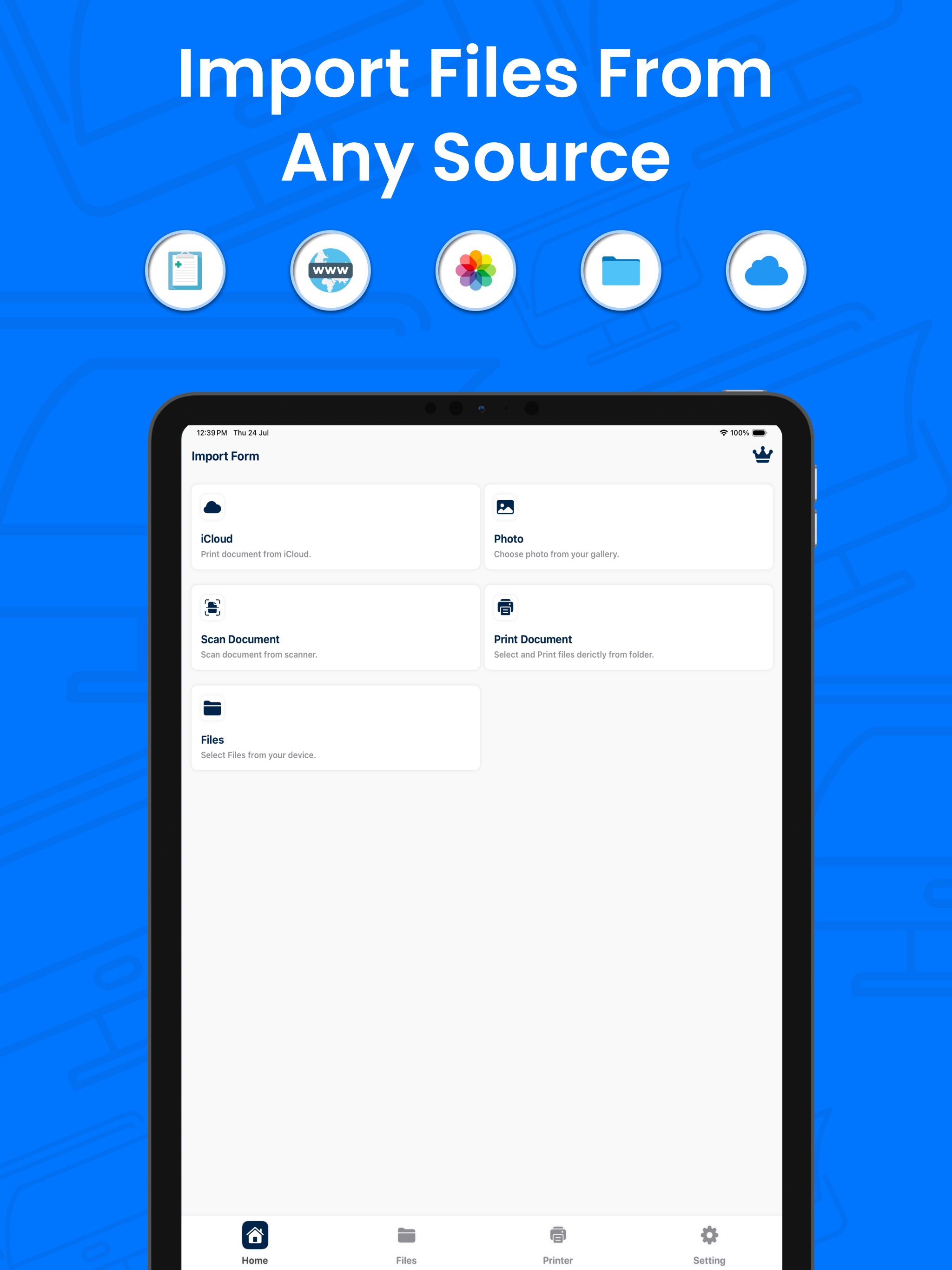 Printer App® & Scan Photos