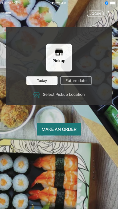 Nudo Sushi Box Loyalty App Screenshot