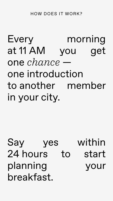 Screenshot #3 pour The Breakfast: meet new people