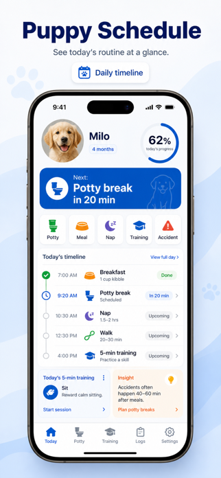 Puppy Schedule & Training Screenshot 1 of 5