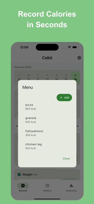Calkit – Calorie Tracker Screenshot 2 of 4