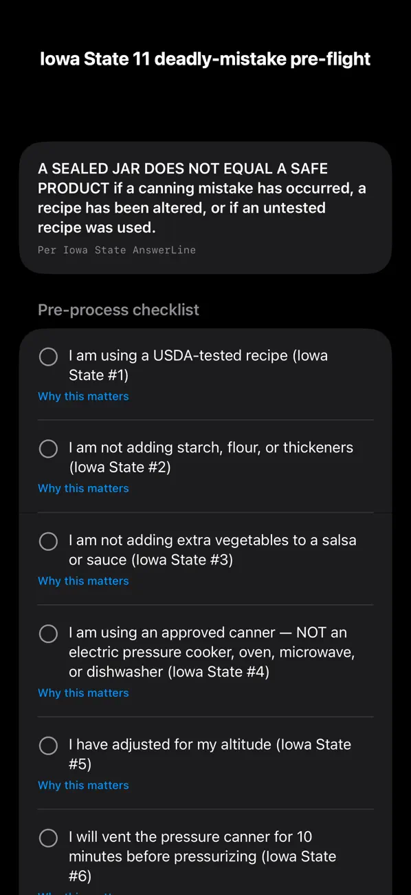 Screenshot #2 pour Seal: Home Canning Safety