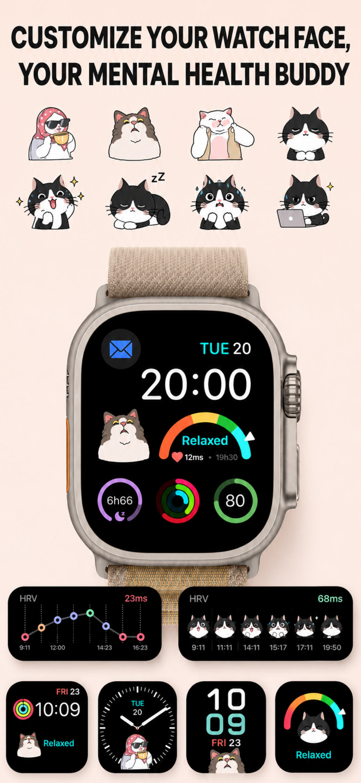 Stress app for Apple Watch Cat screenshot 6