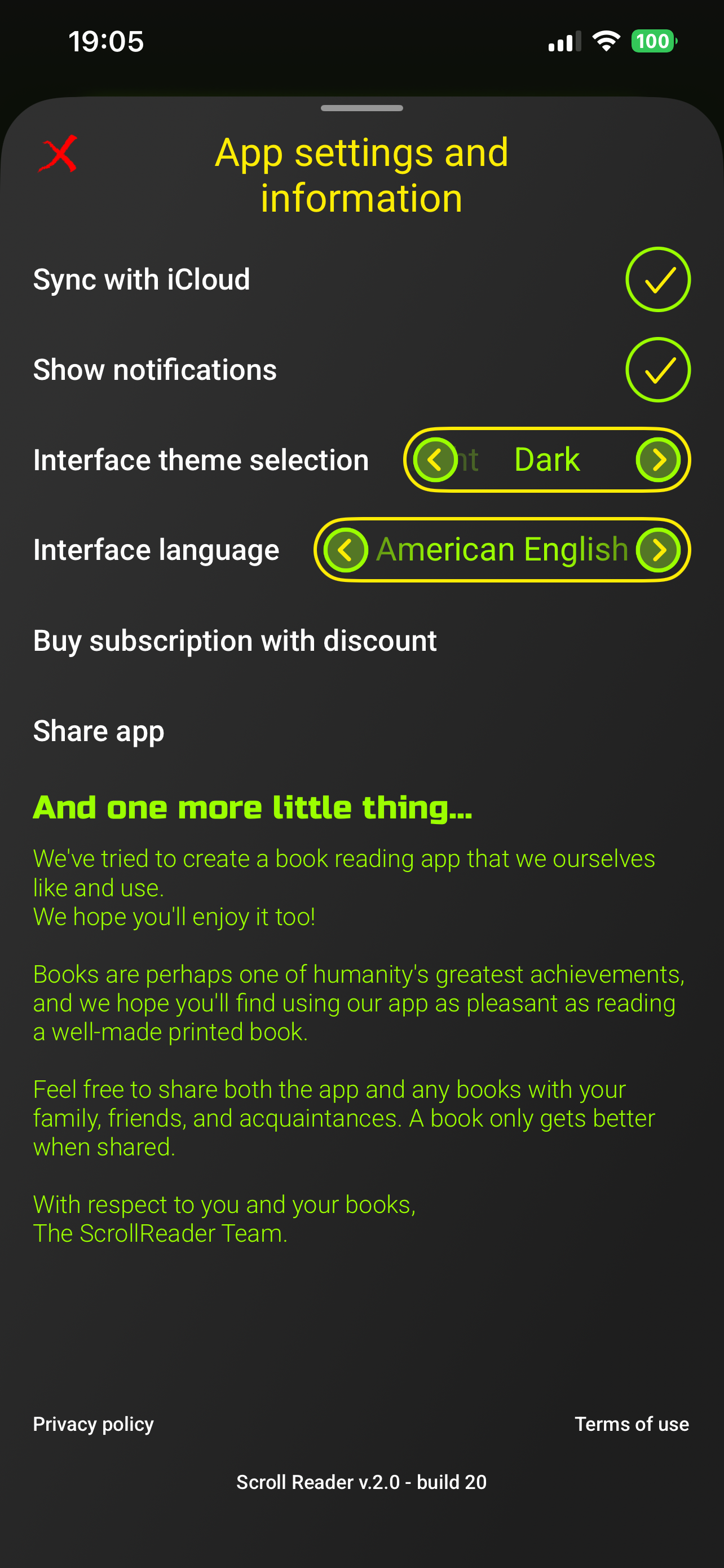 Scroll Reader screenshot 7