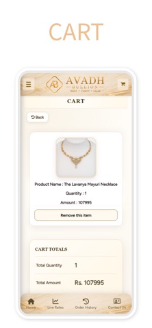 Avadh Bullion. Screenshot 6 of 9