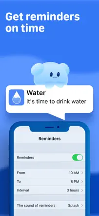 Water Tracker. Drink Reminder: Screenshot 2 von 7