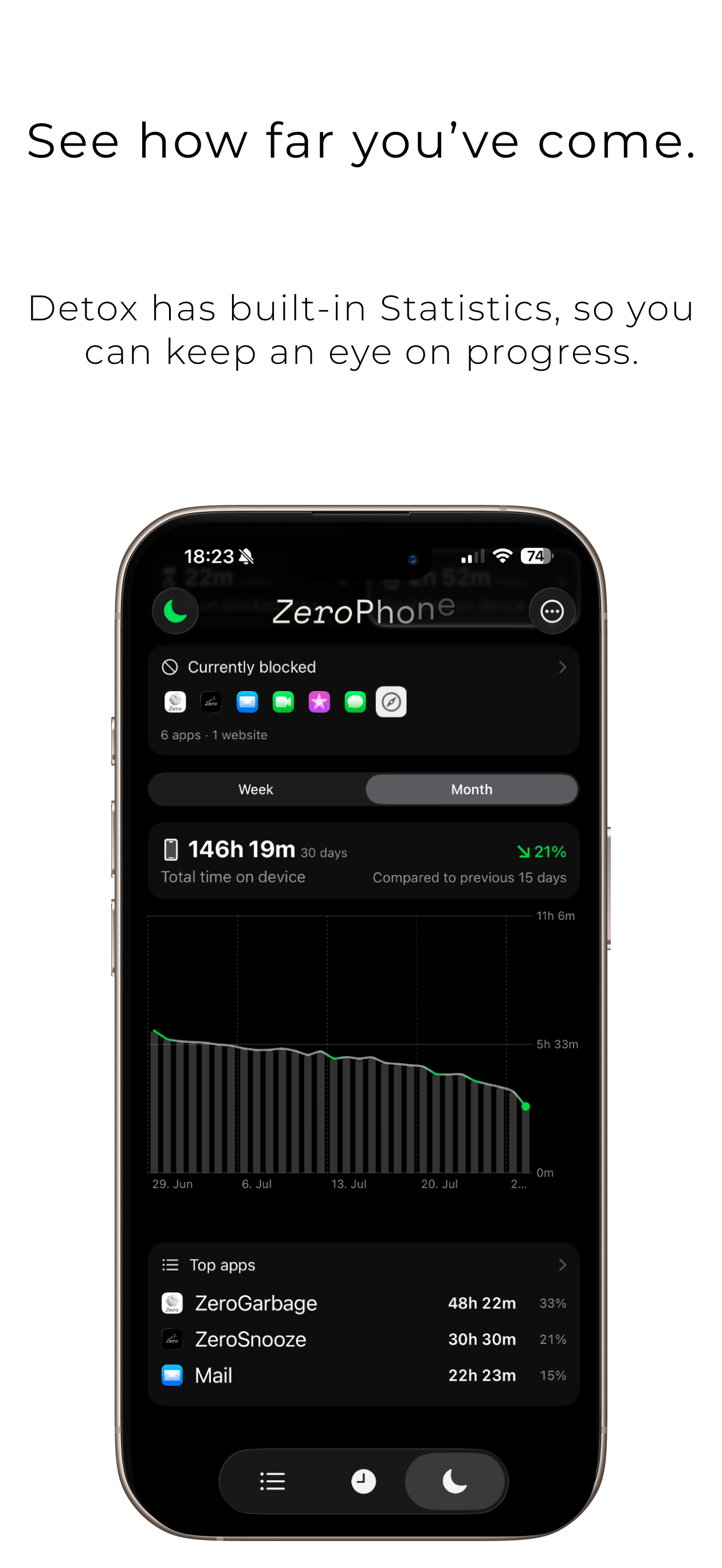 ZeroPhone: Screen Time Control screenshot 7