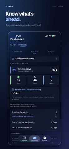 SShift — Shift Calendar Screenshot 3 of 6