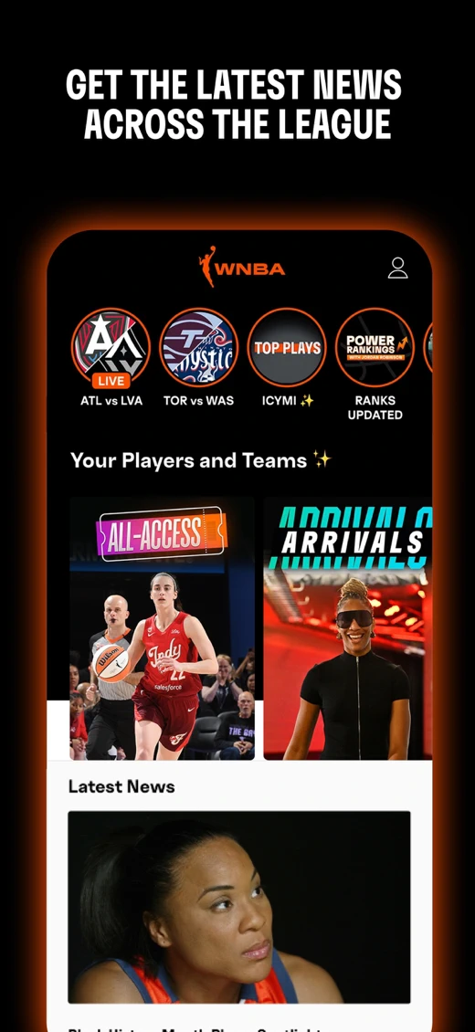 WNBA: Live Games & Scores screenshot 8