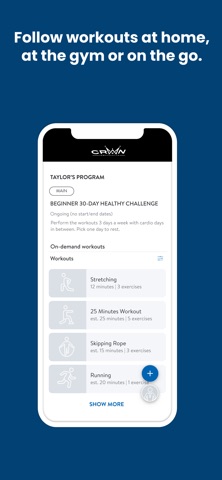 CRWN Athletics screenshot