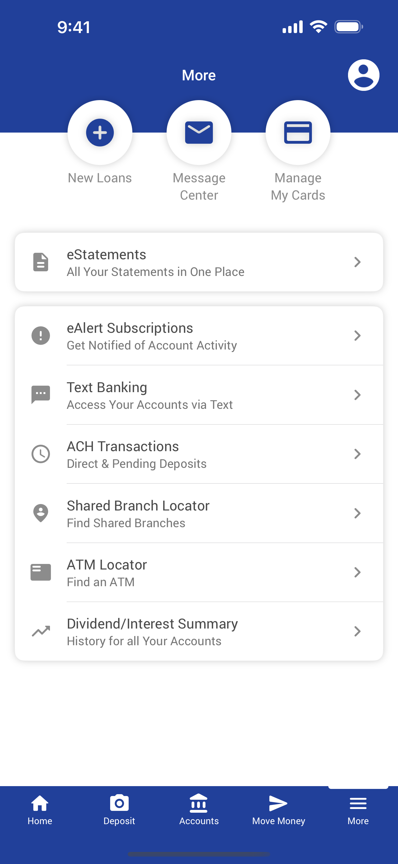 Traverse Catholic FCU screenshot 3