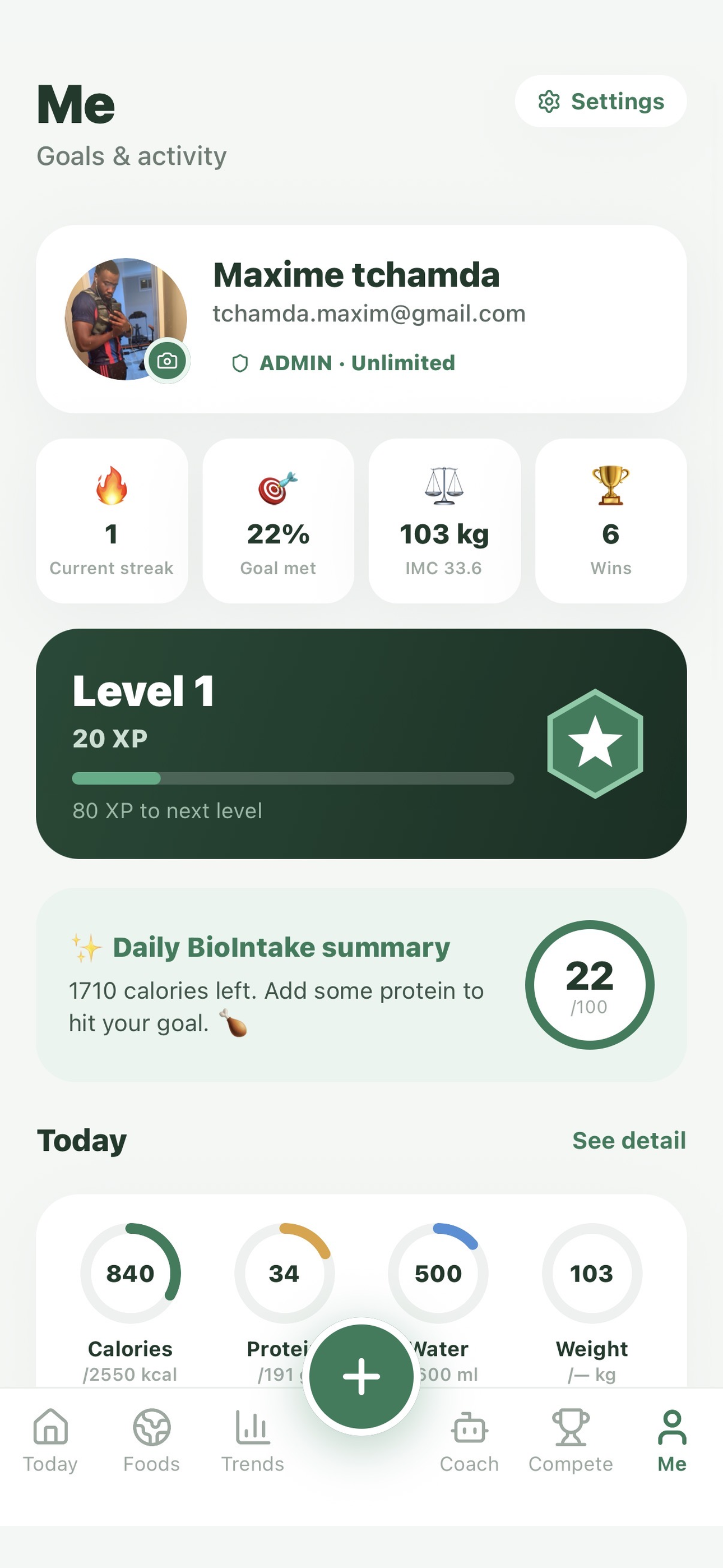 BioIntake screenshot 7