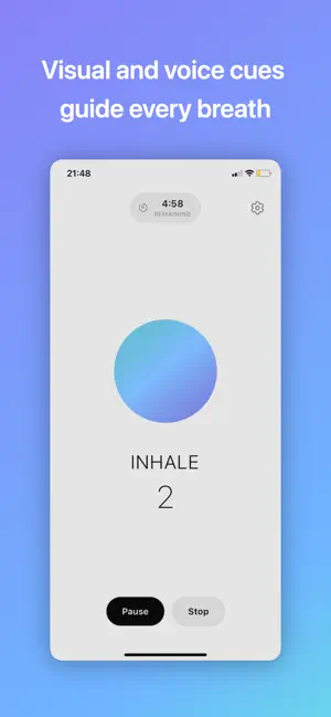 Exhale – Breathing Patterns screenshot 1