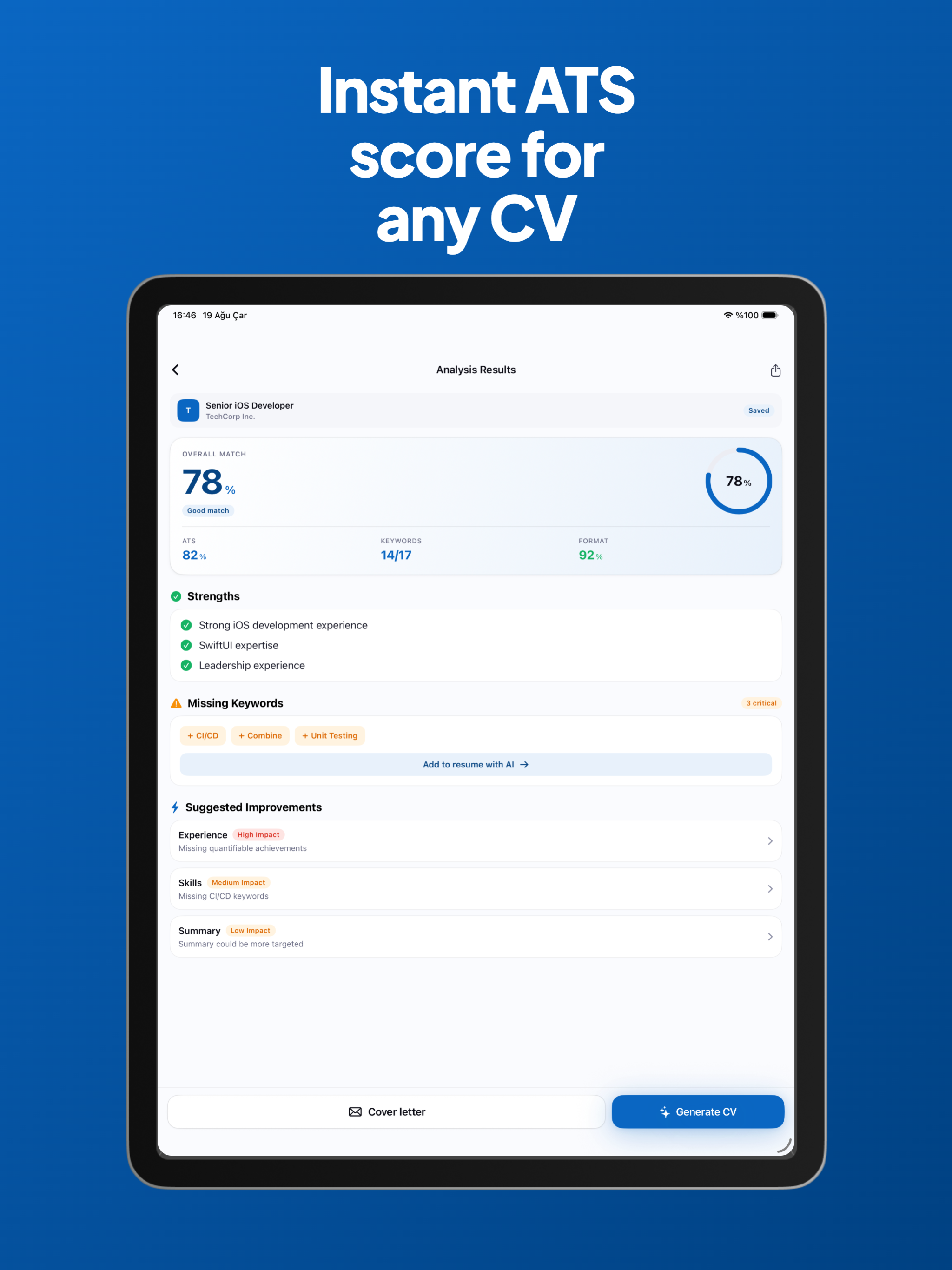 CVCrafter - AI Resume Builder screenshot 11