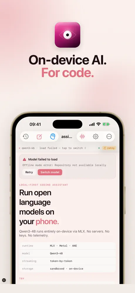 On Device LLM 本地AI工作台应用截图