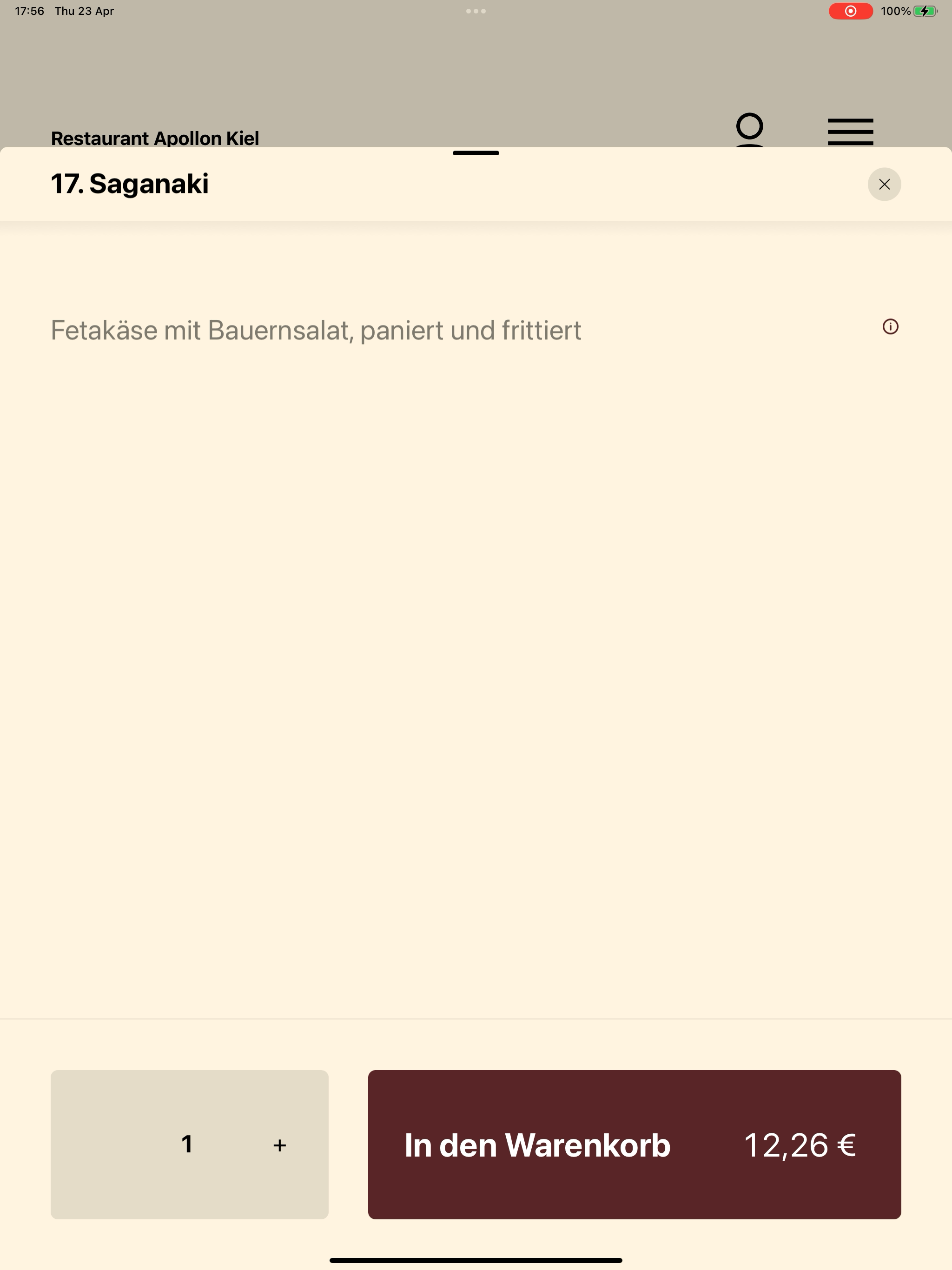 Restaurant Apollon Kiel screenshot 8