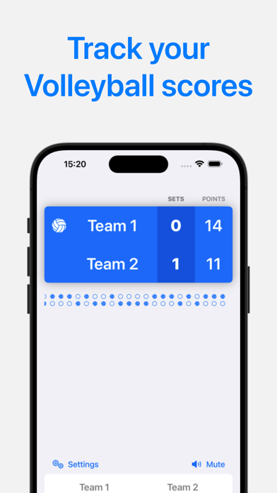 Volleyball Scoreboard Skyball Screenshot