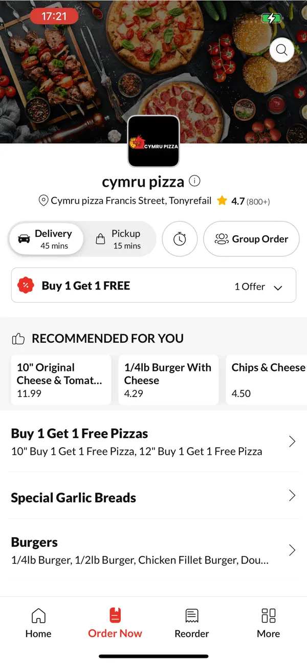 Screenshot #2 pour cymru pizza