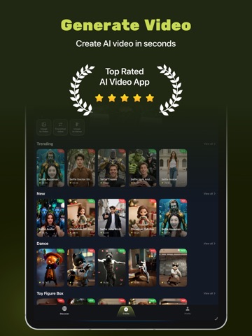 Pixus: AI Video Generator iPad screenshot