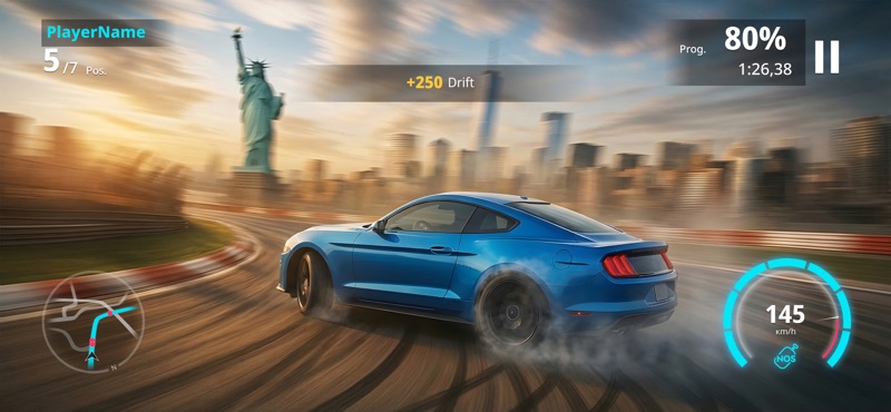 Nitro Rush: Juego de Carreras screenshot 2