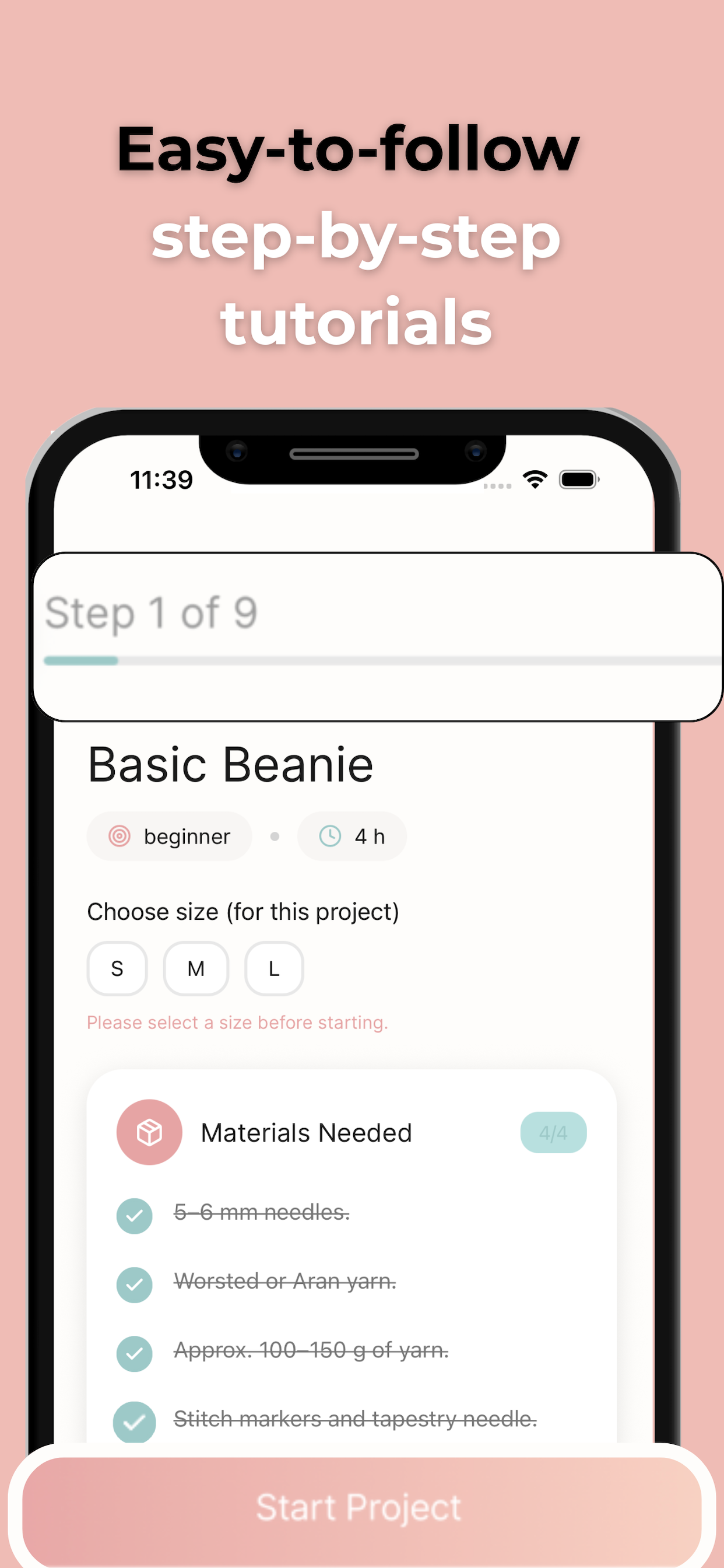 Woolio - knitting companion