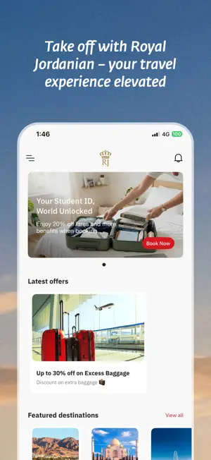 Royal Jordanian Airlines screenshot 2