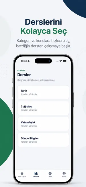 KPSS Cepte: Soru, Test, Deneme screenshot 4